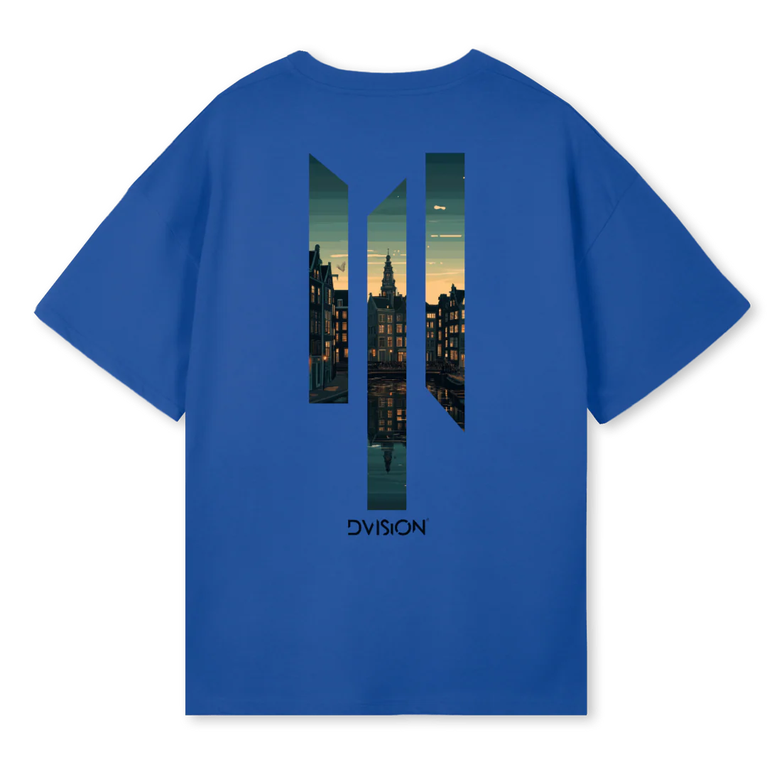 AMSTERDAM_CB Cobalt Blue Oversized Tee. - Image 2