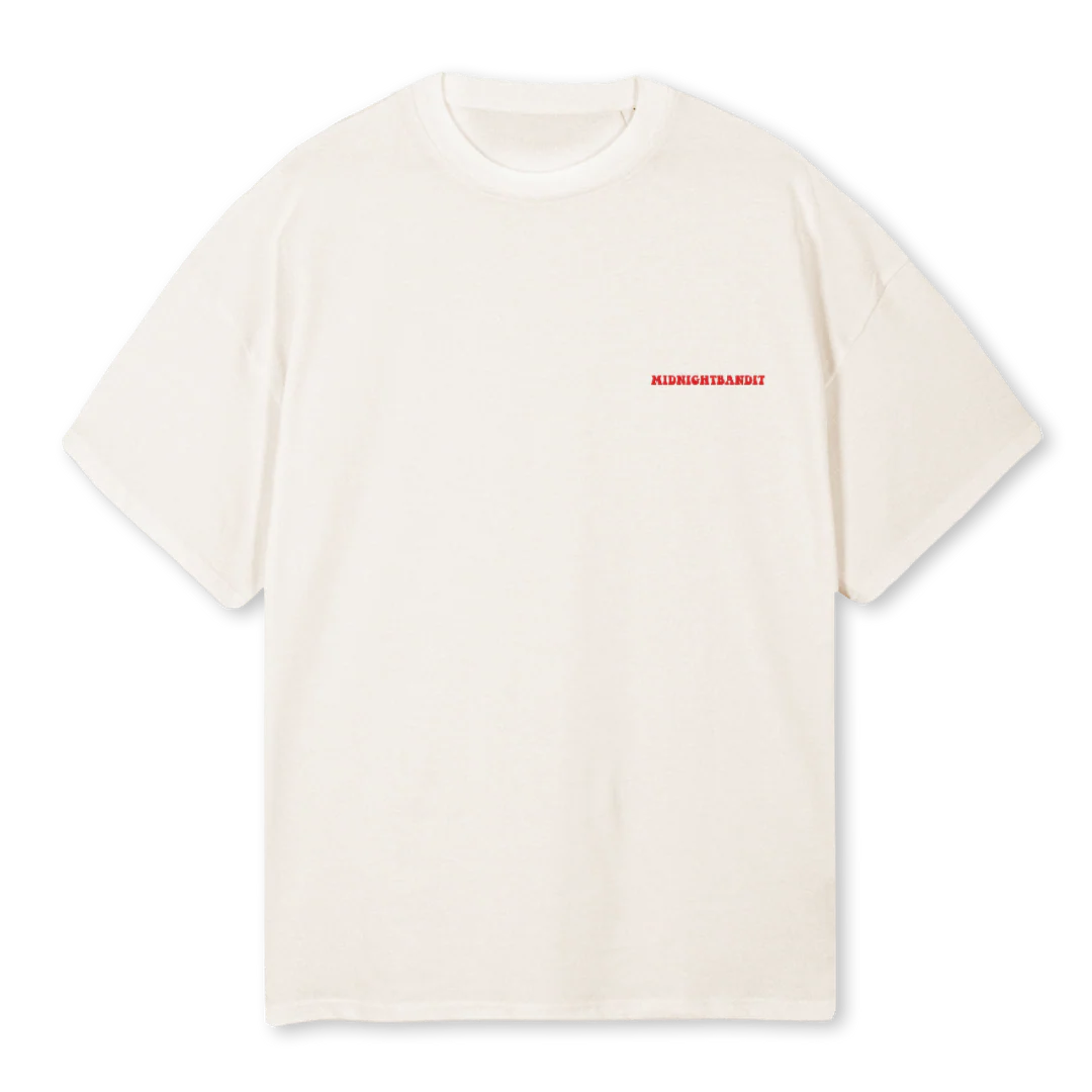CMON BILL Vintage White Oversized Tee.