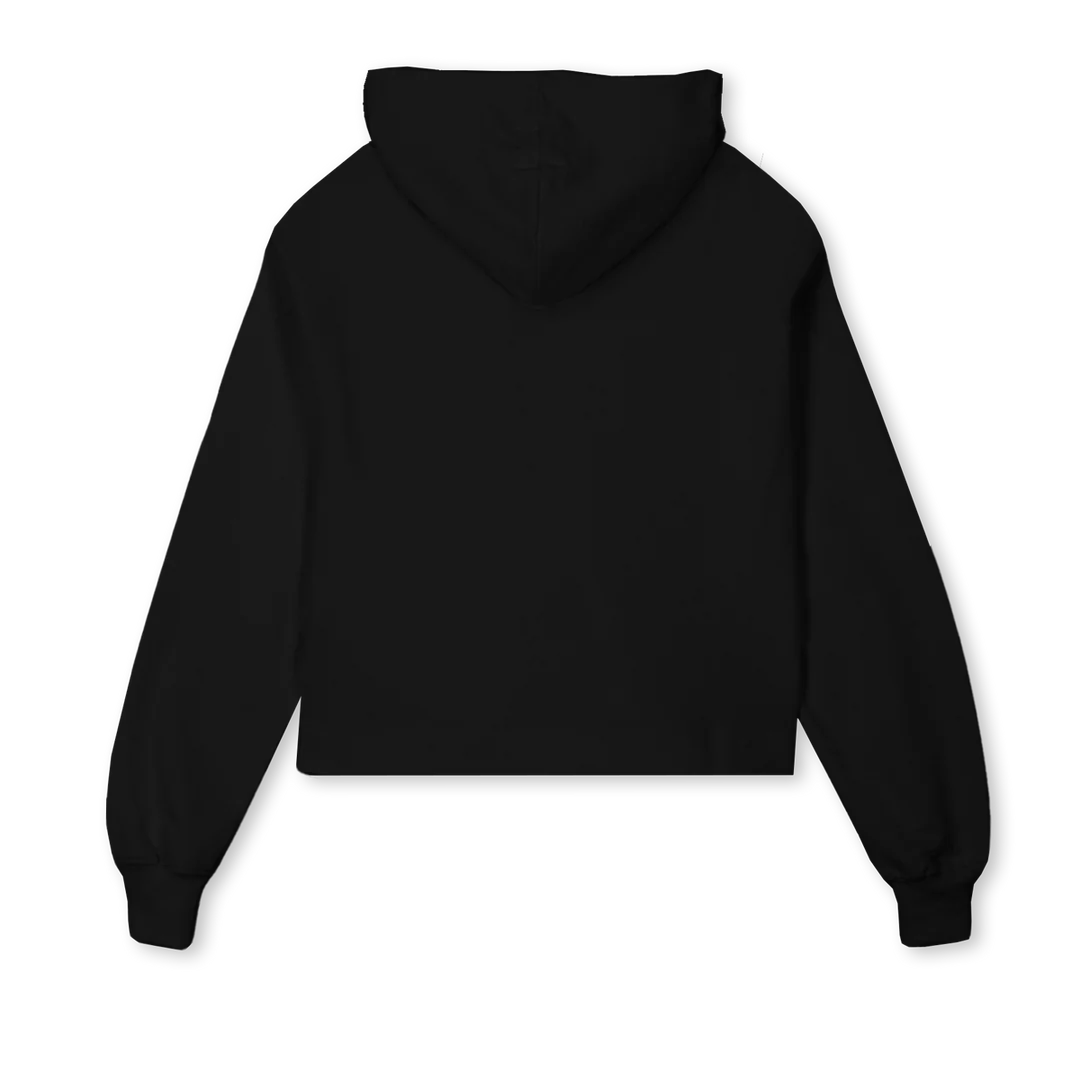 CNFSSSDTWO Black Cropped Hoodie. - Image 2