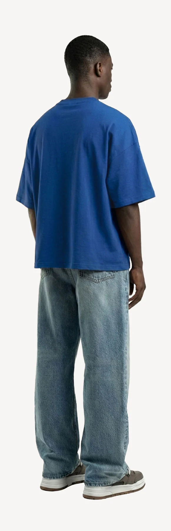 Cobalt Blue Oversized Boxy Tee. - Image 5