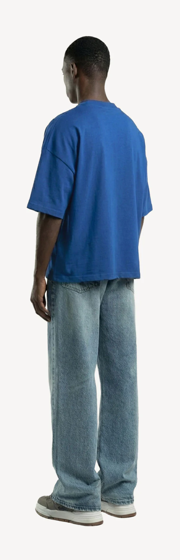Cobalt Blue Oversized Boxy Tee. - Image 7
