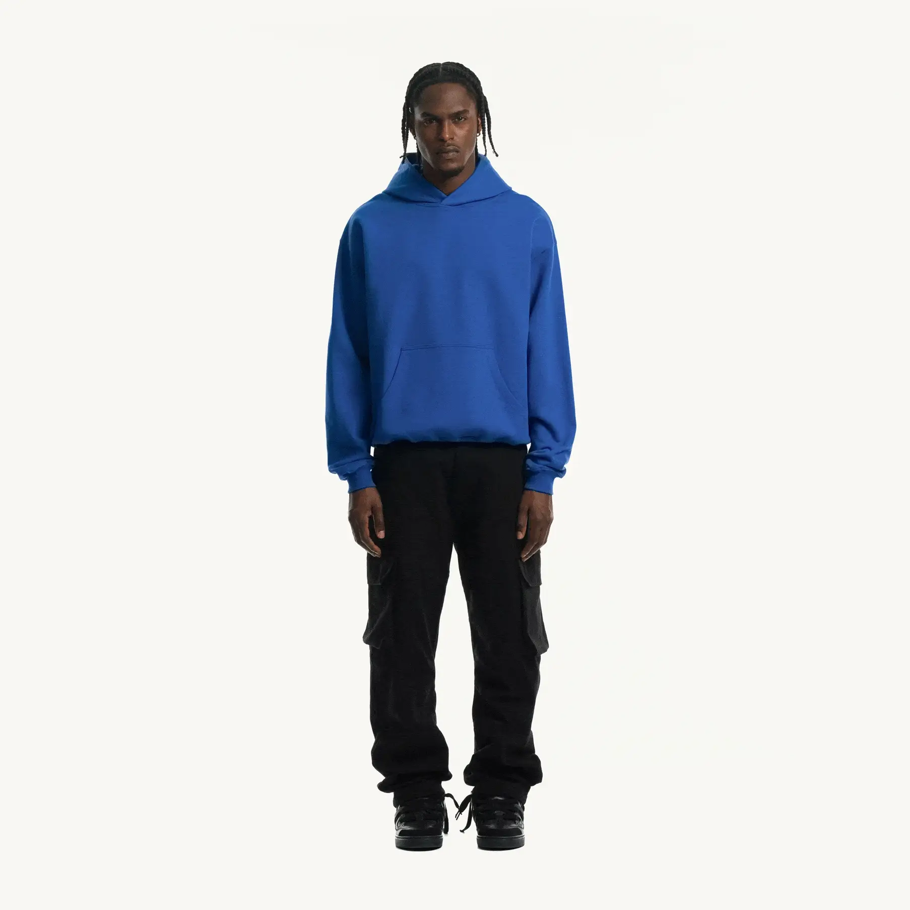 Cobalt Blue Oversized Hoodie. - Image 3