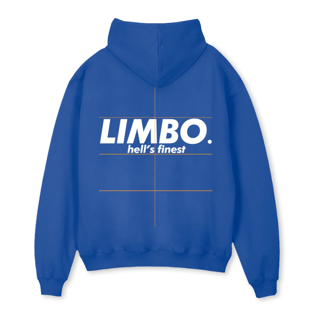 COBALT Cobalt Blue Oversized Hoodie. - Image 2
