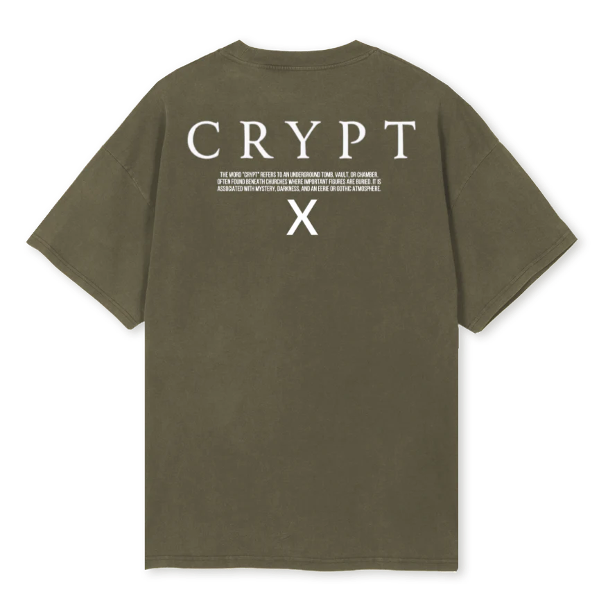 PINJ_VO Vintage Olive Oversized Tee - Image 2