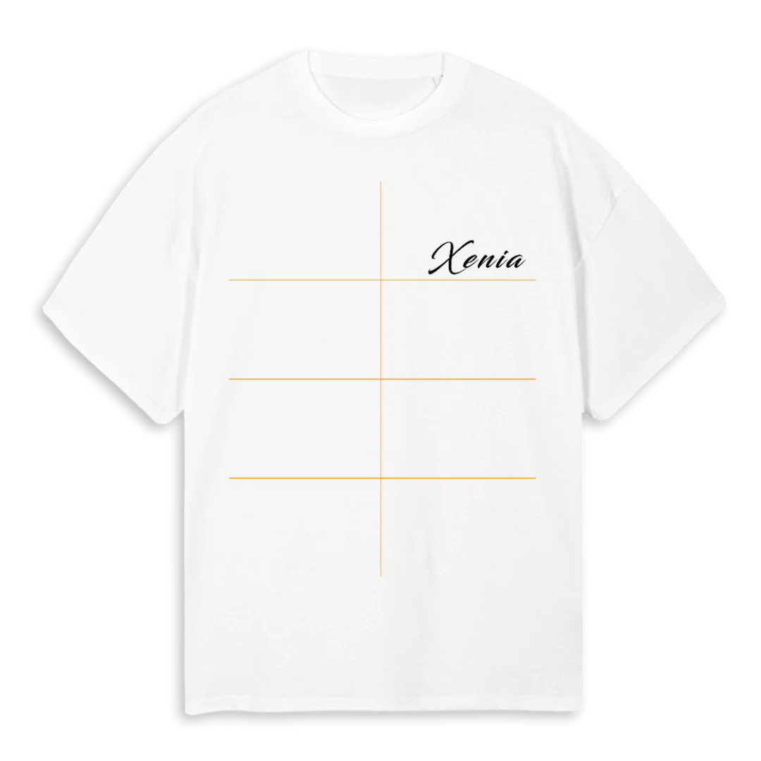 COCO WHITES White Oversized Tee.