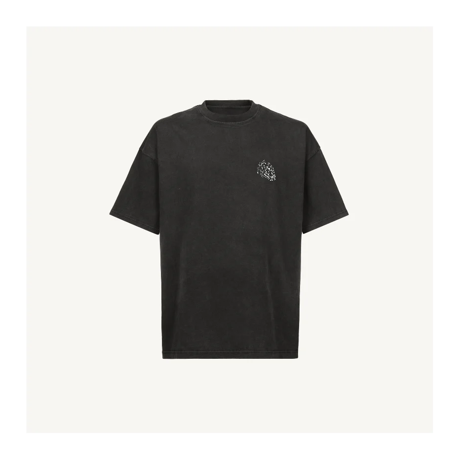 COFFIN TEE Vintage Black Oversized Tee.