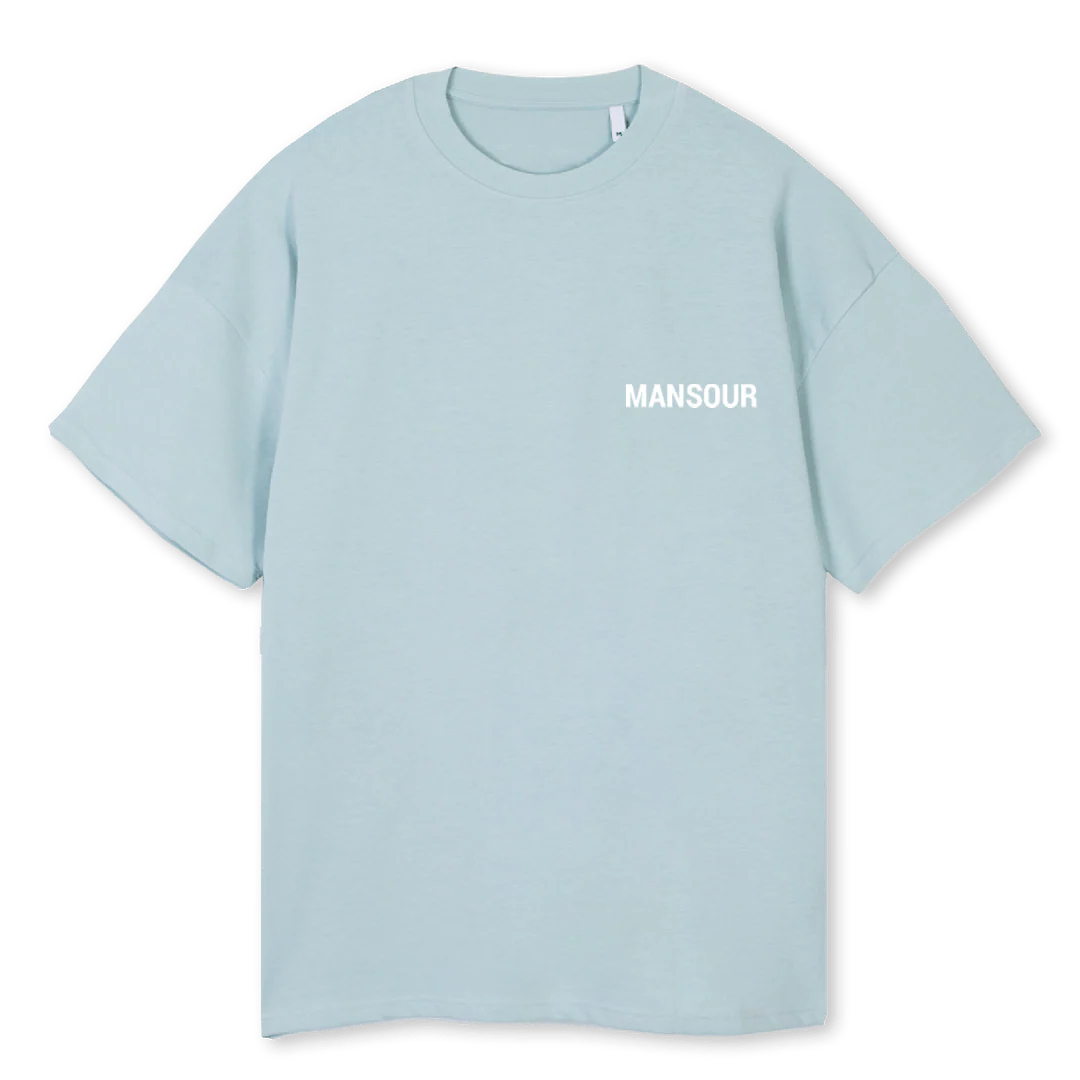 COLD BLUE Cold Blue Oversized Tee.