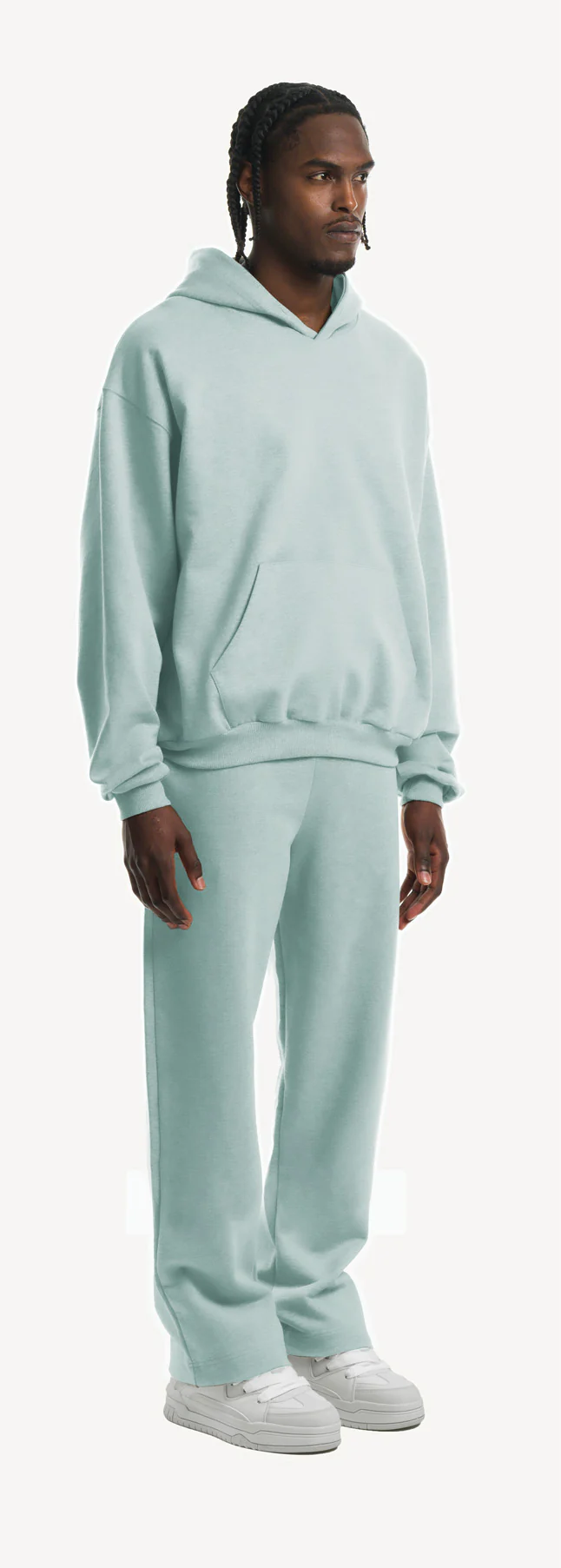 Cold Blue Straight-Leg Relaxed Sweatpants. - Image 3