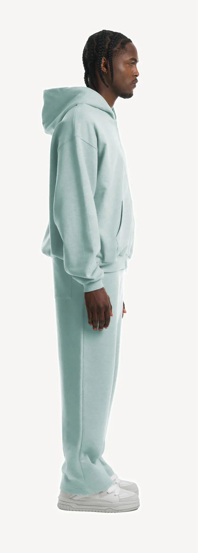 Cold Blue Straight-Leg Relaxed Sweatpants. - Image 4