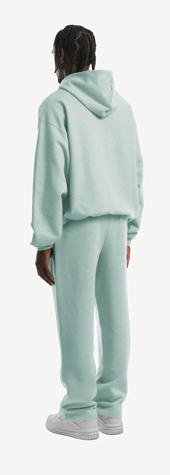 Cold Blue Straight-Leg Relaxed Sweatpants. - Image 7