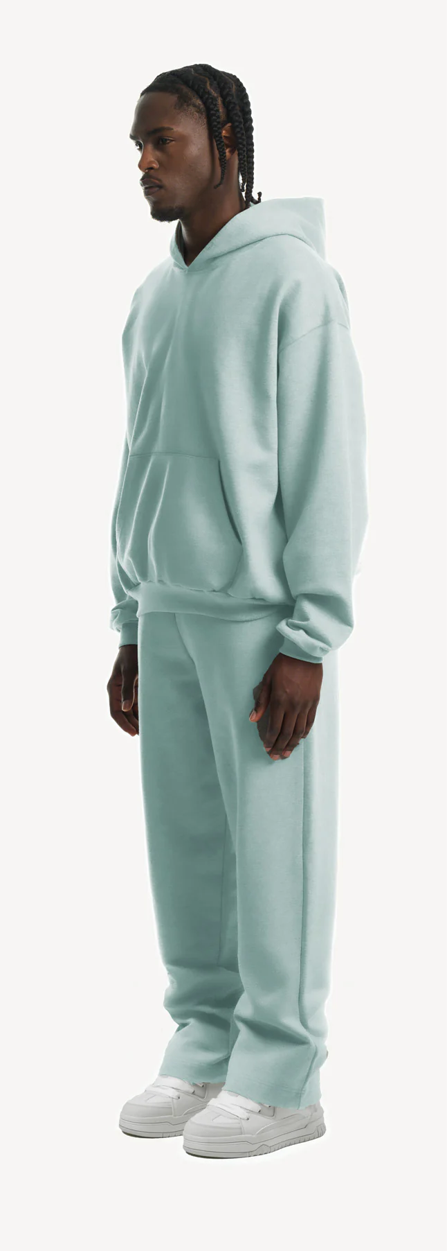Cold Blue Straight-Leg Relaxed Sweatpants. - Image 9