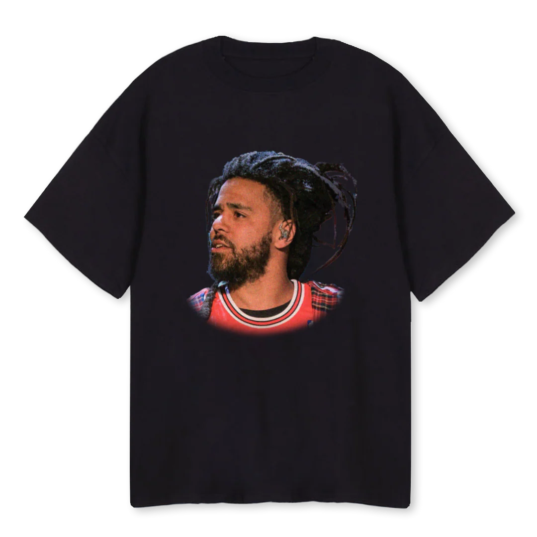COLEWORLD Black Oversized Tee.