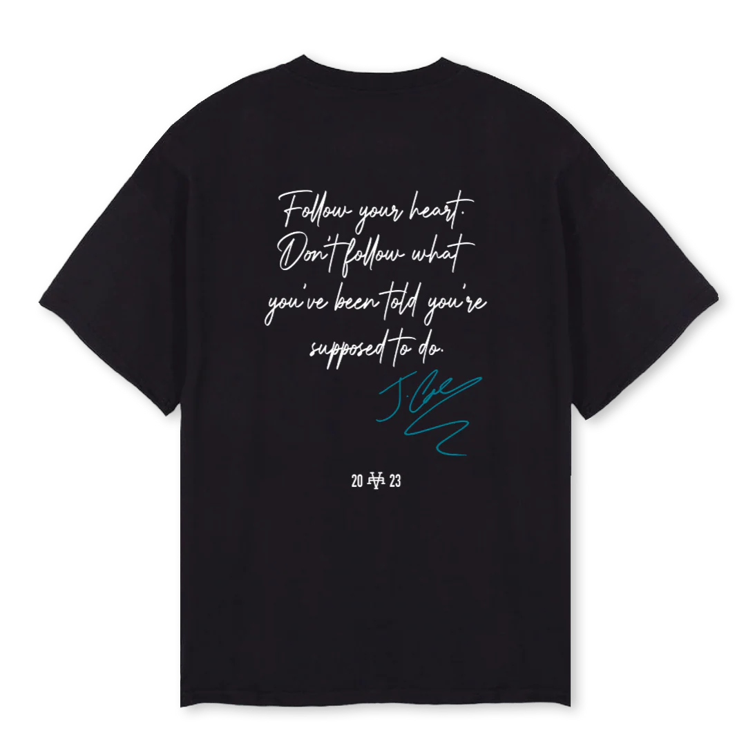 COLEWORLD Black Oversized Tee. - Image 2