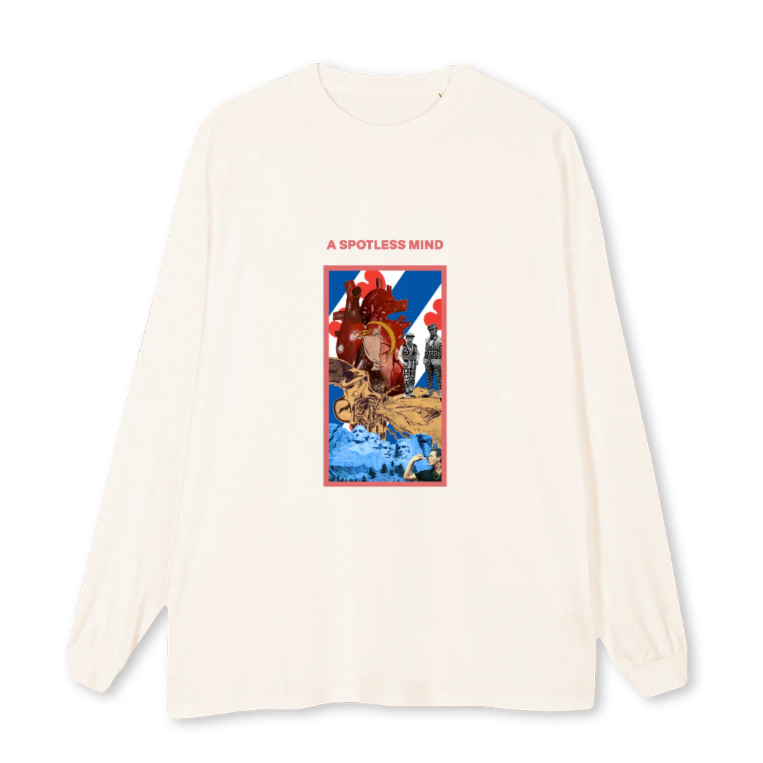 COLLAGETWO Vintage White Oversized LS Tee.