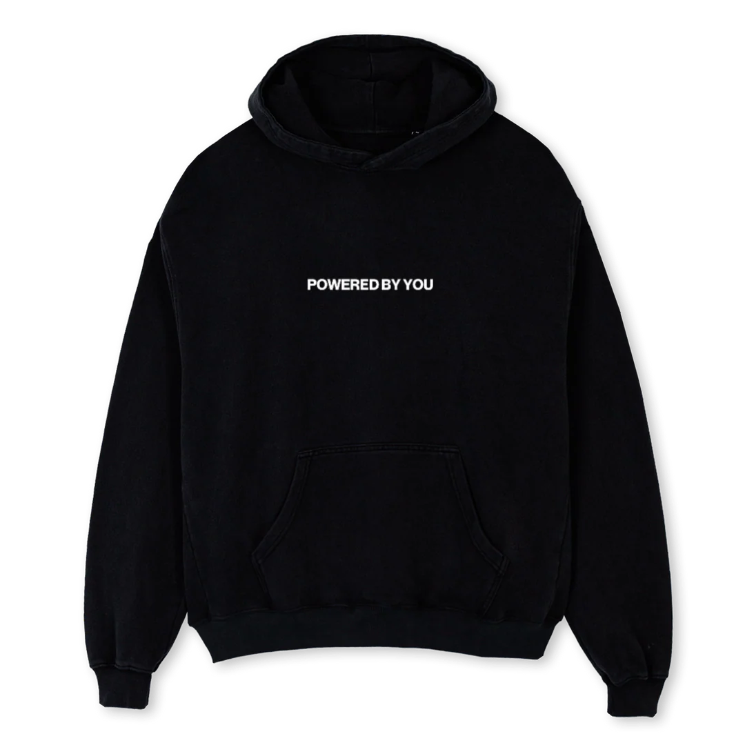 COLLECTION_3 Black Oversized Hoodie.