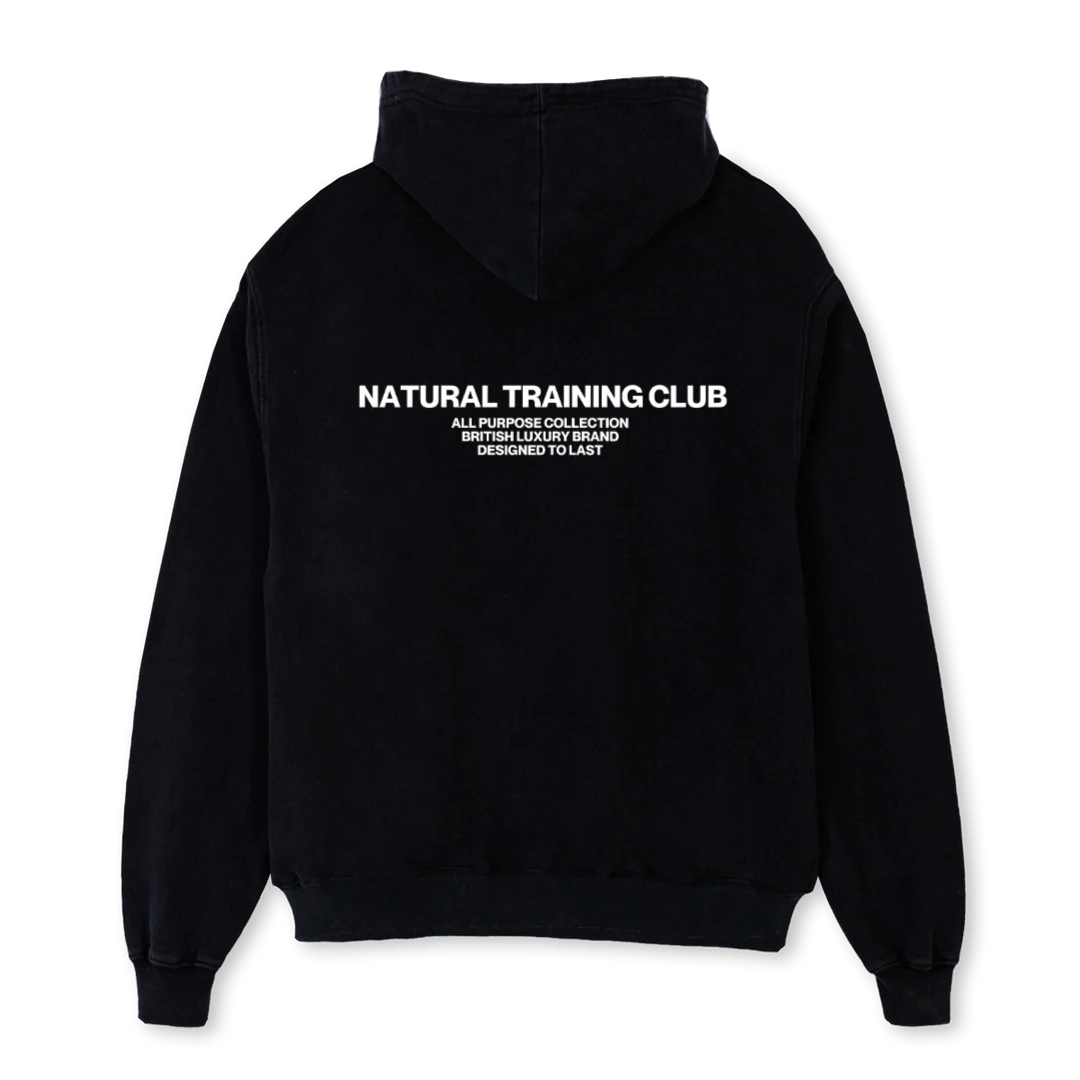 COLLECTION_3 Black Oversized Hoodie. - Image 2