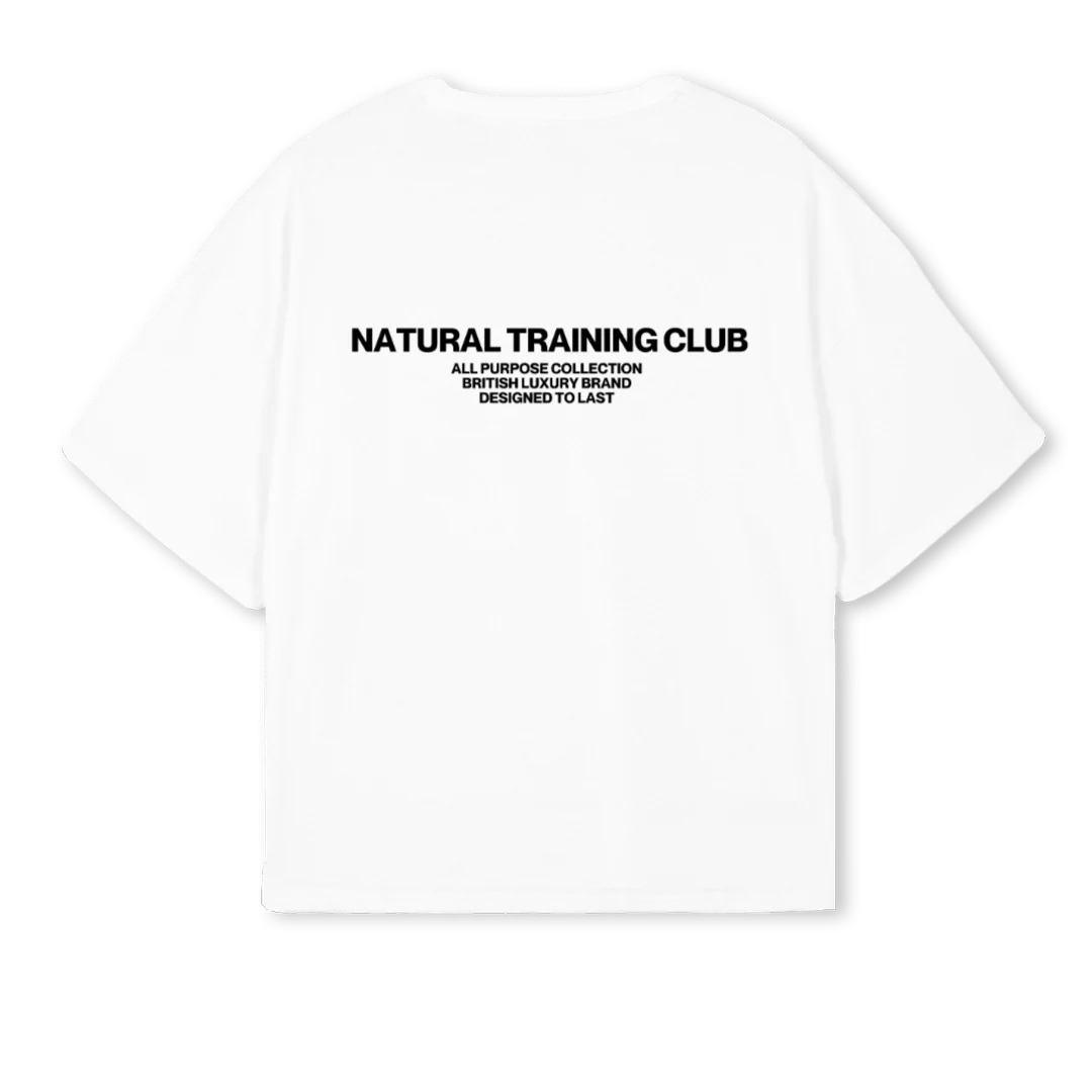 COLLECTION_2  White Oversized Boxy Tee. - Image 2