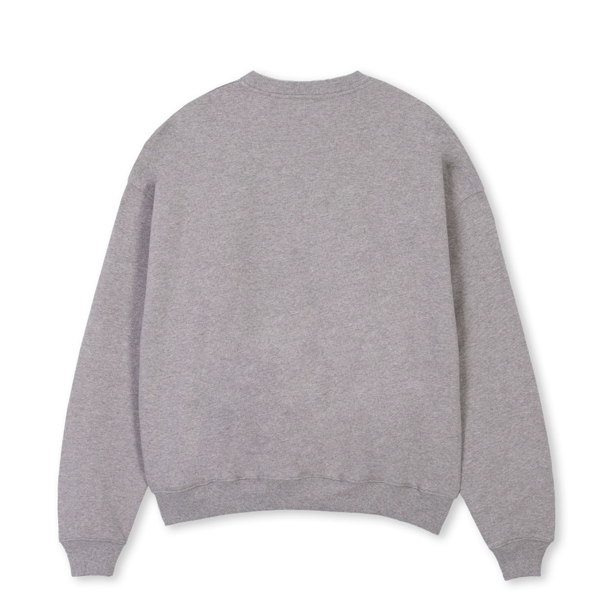 COLLEGE SWEAT Grey Marl Oversized Crewneck Sweater. - Image 2