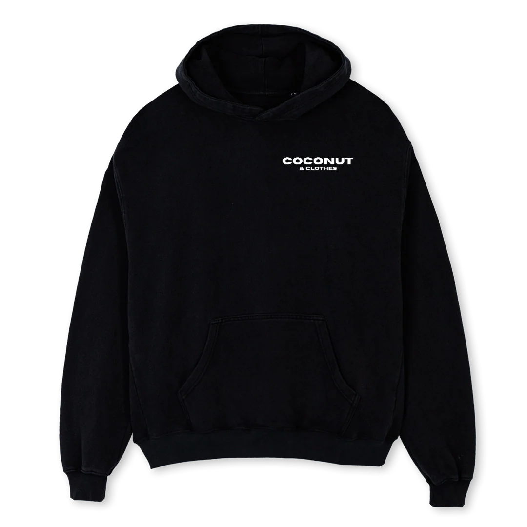 COLOMBIERPULLNOIR Black Oversized Hoodie.