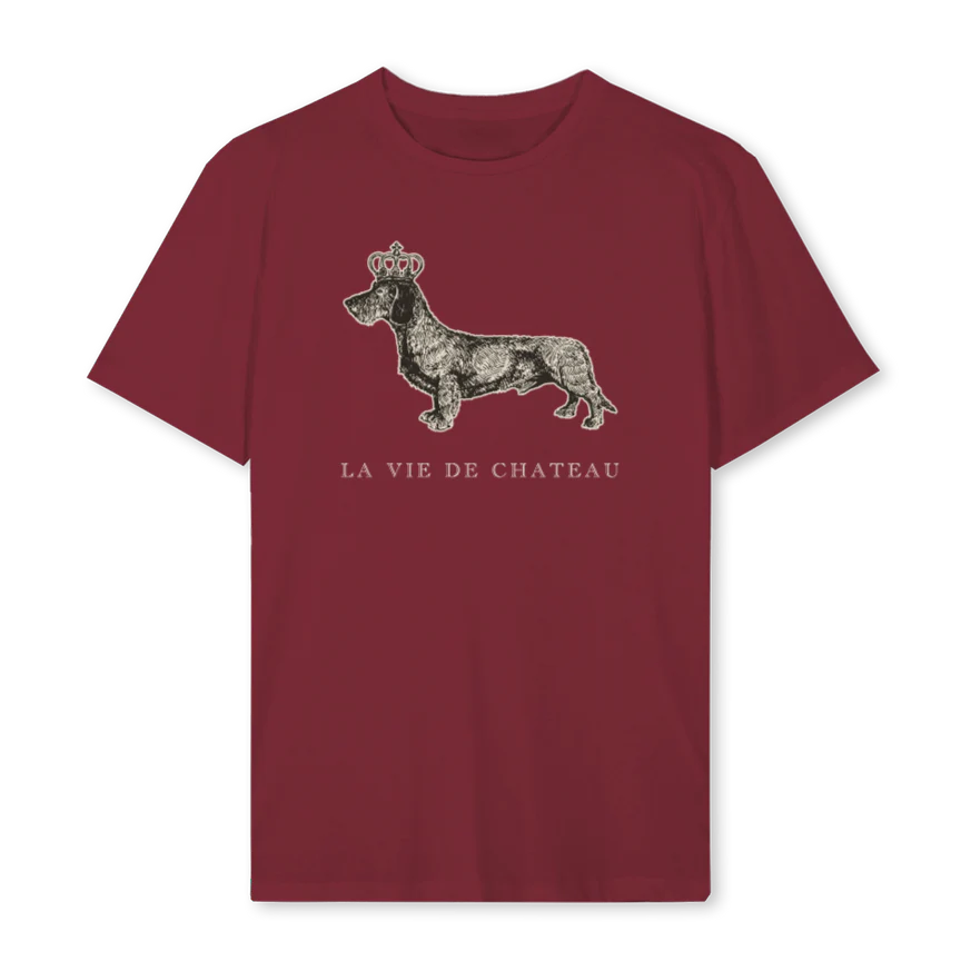 CHATEAU_BR Burgundy Regular Tee