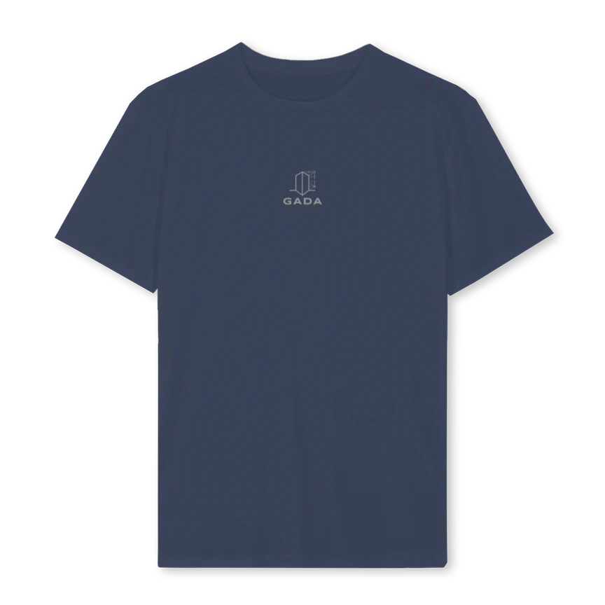 GADATEEWHITE_NR Navy Blue Regular Tee