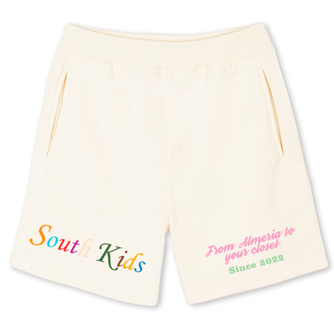 COLOUR SHORTSS Cream Sweatshorts.