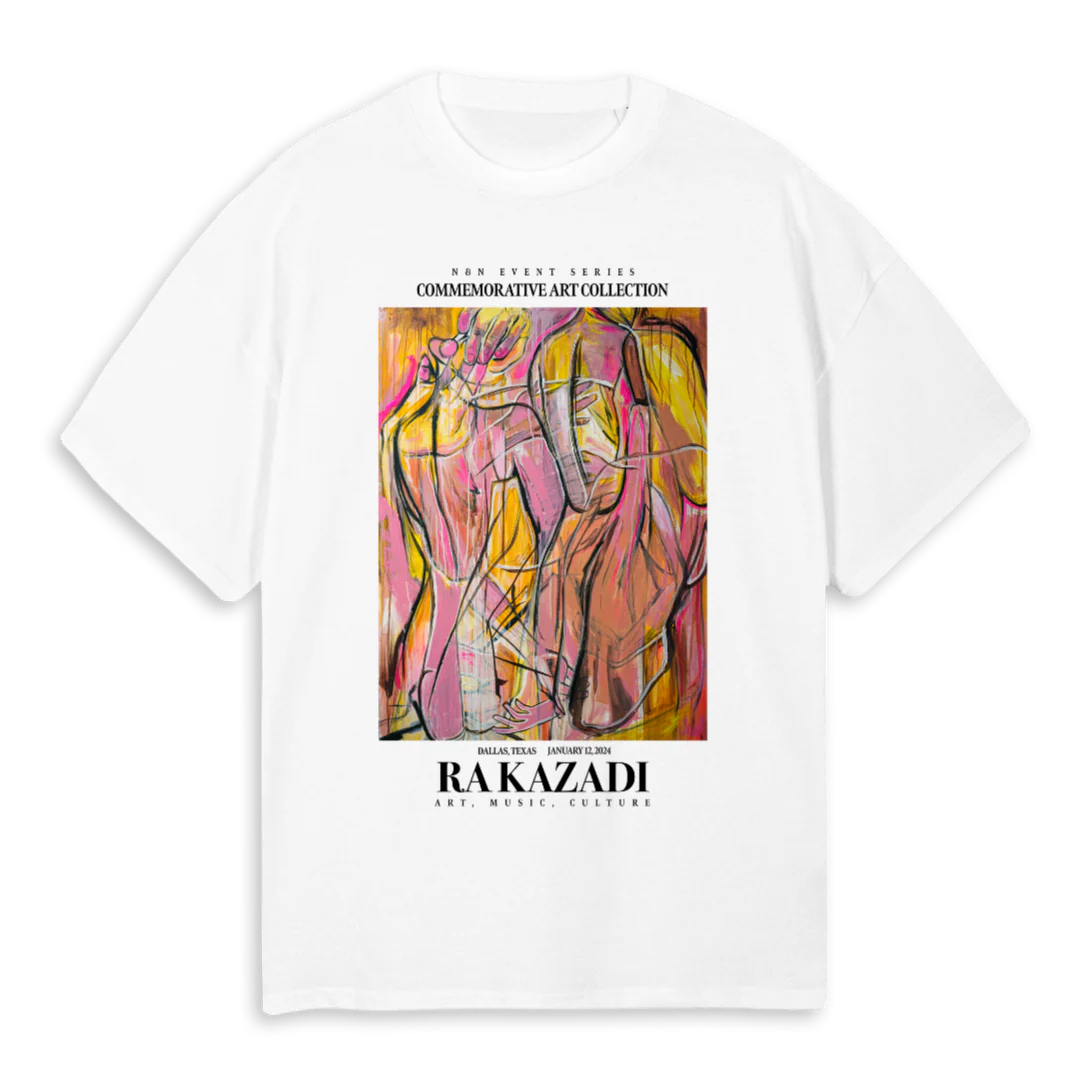 COMMTEE White Oversized Tee.