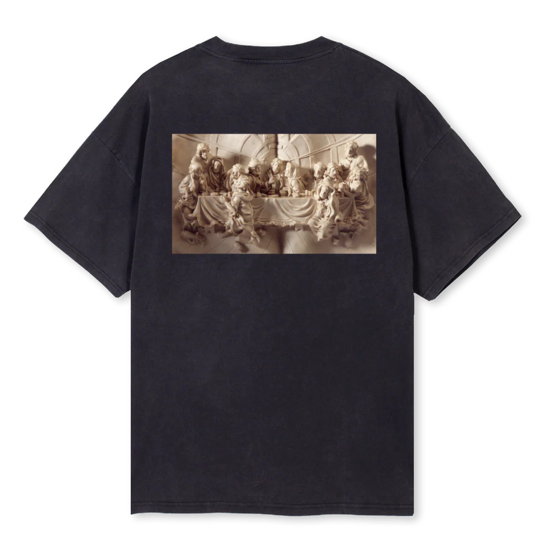 COMMUNION Vintage Black Oversized Tee. - Image 2