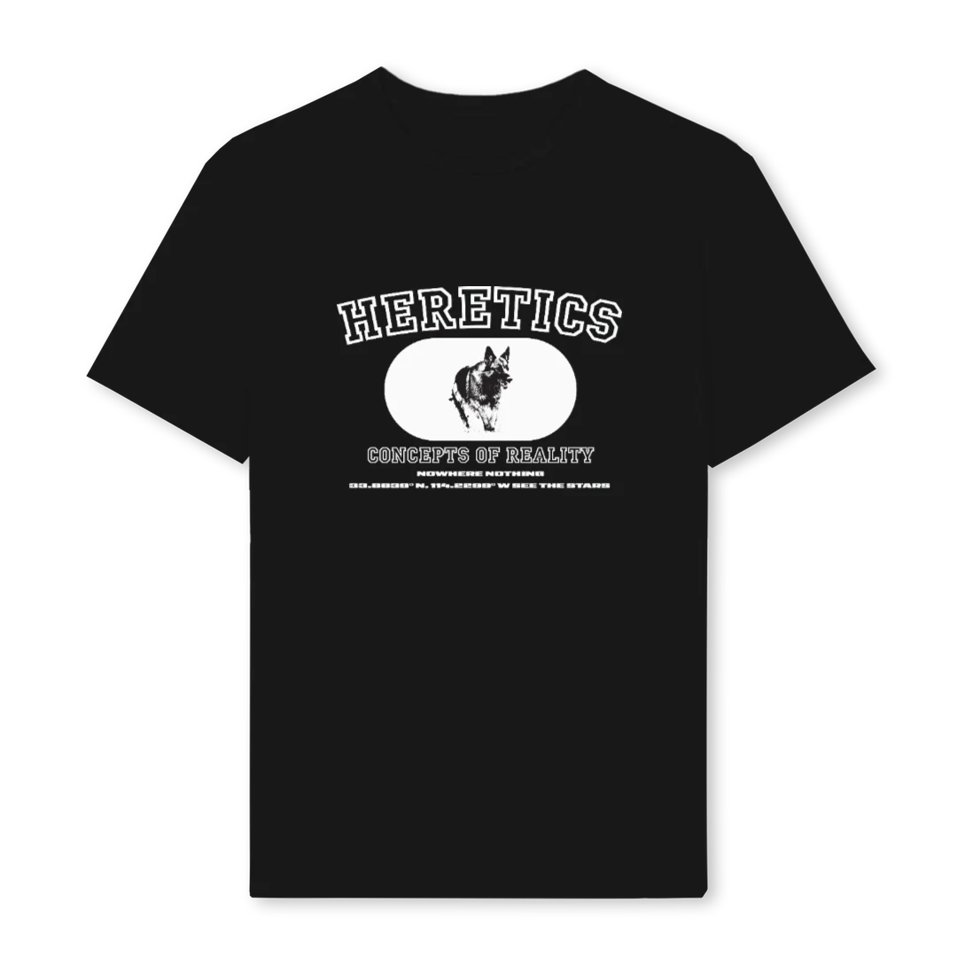 CONCEPTSREALITY Black Regular Tee.