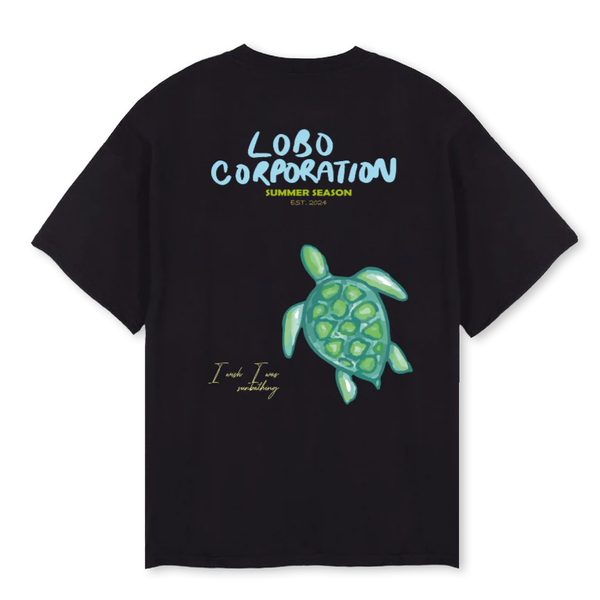 CONCHITAXLOBO Black Oversized Tee. - Image 2