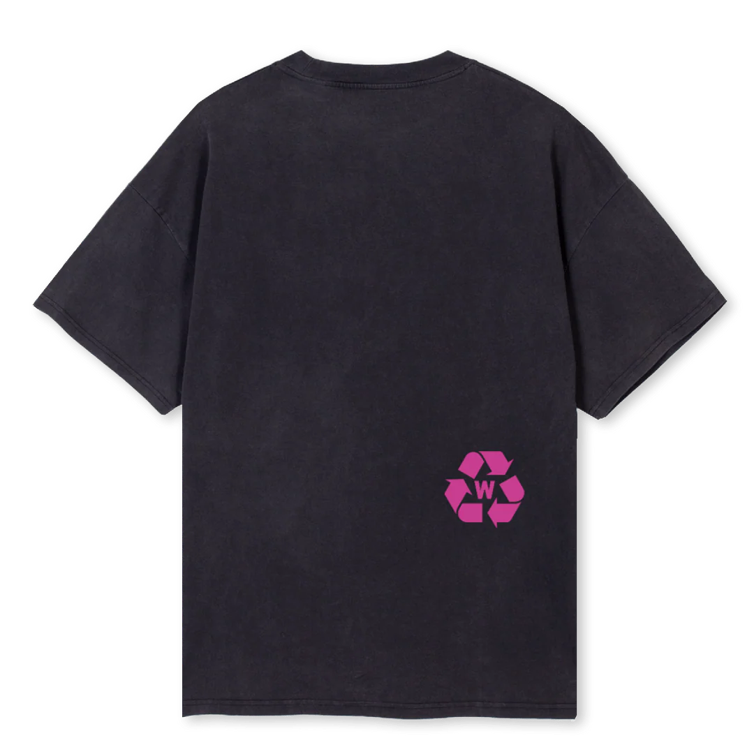 CONCIOUSNESS Vintage Black Oversized Tee. - Image 2