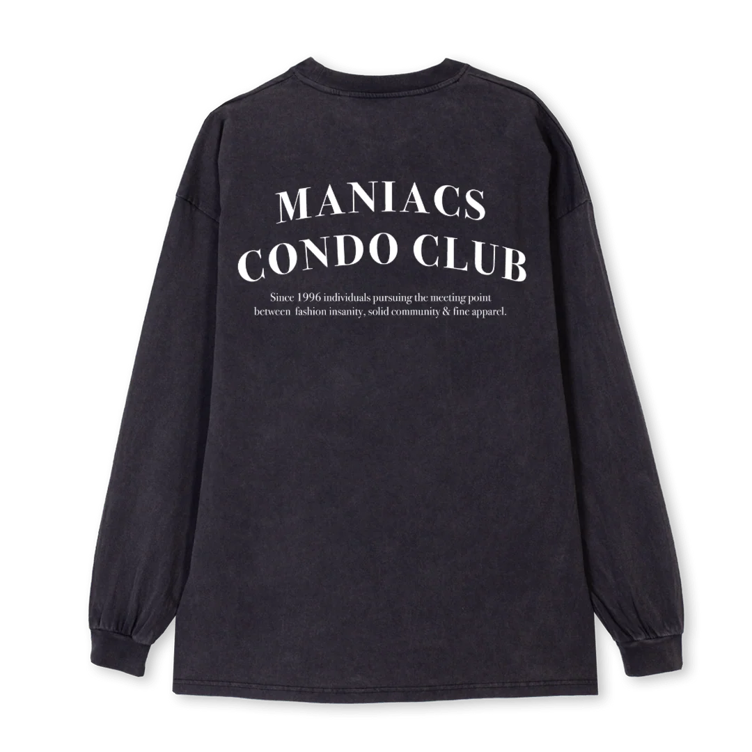 CONDO Vintage Black Oversized LS Tee. - Image 2