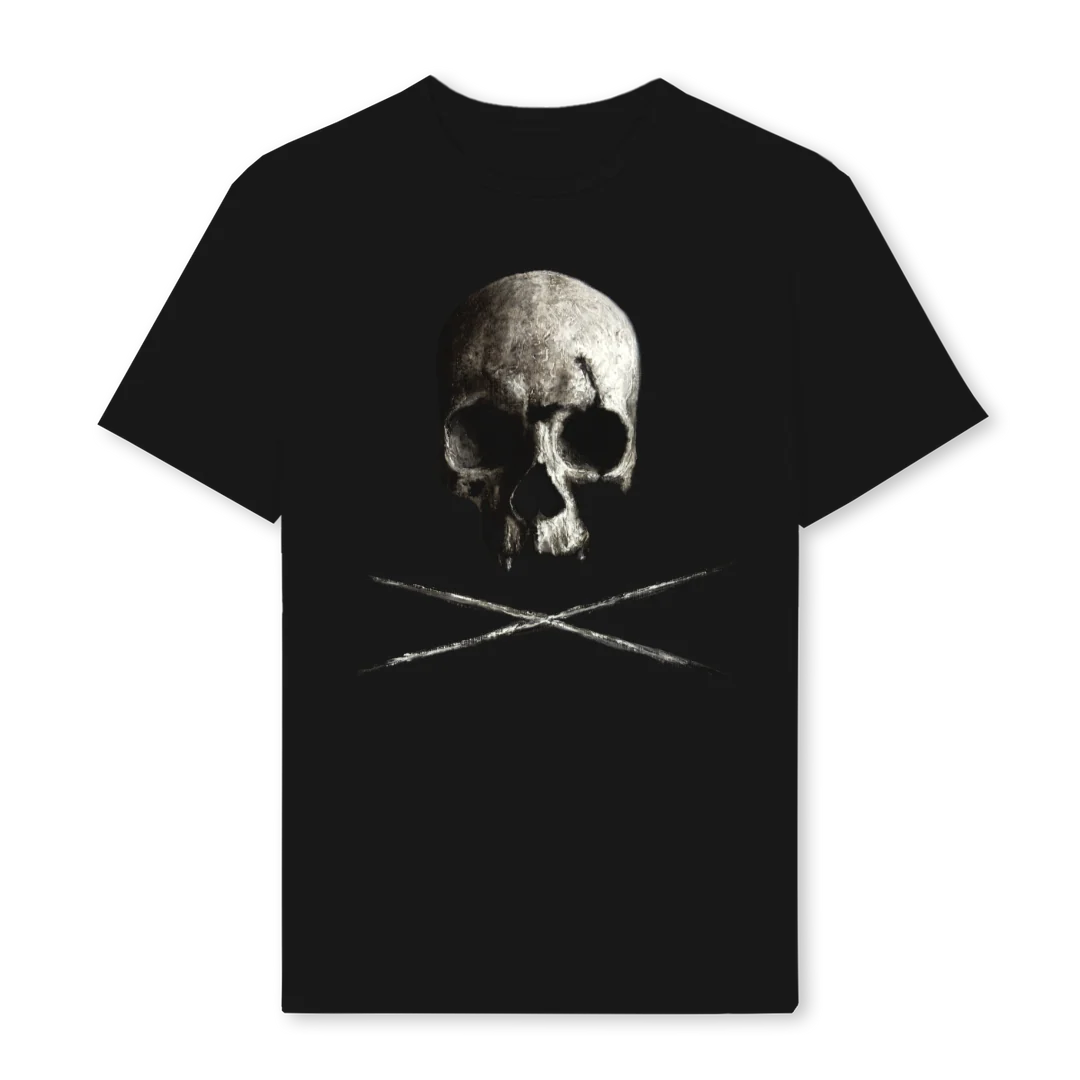 CONRAD Black Regular Tee.