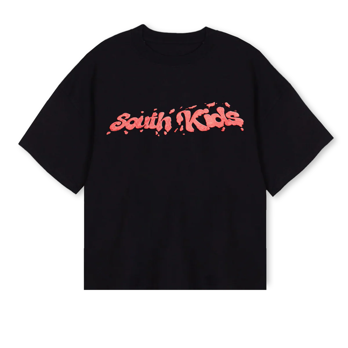 COOKIESTEEBLCK Black Oversized Boxy Tee.