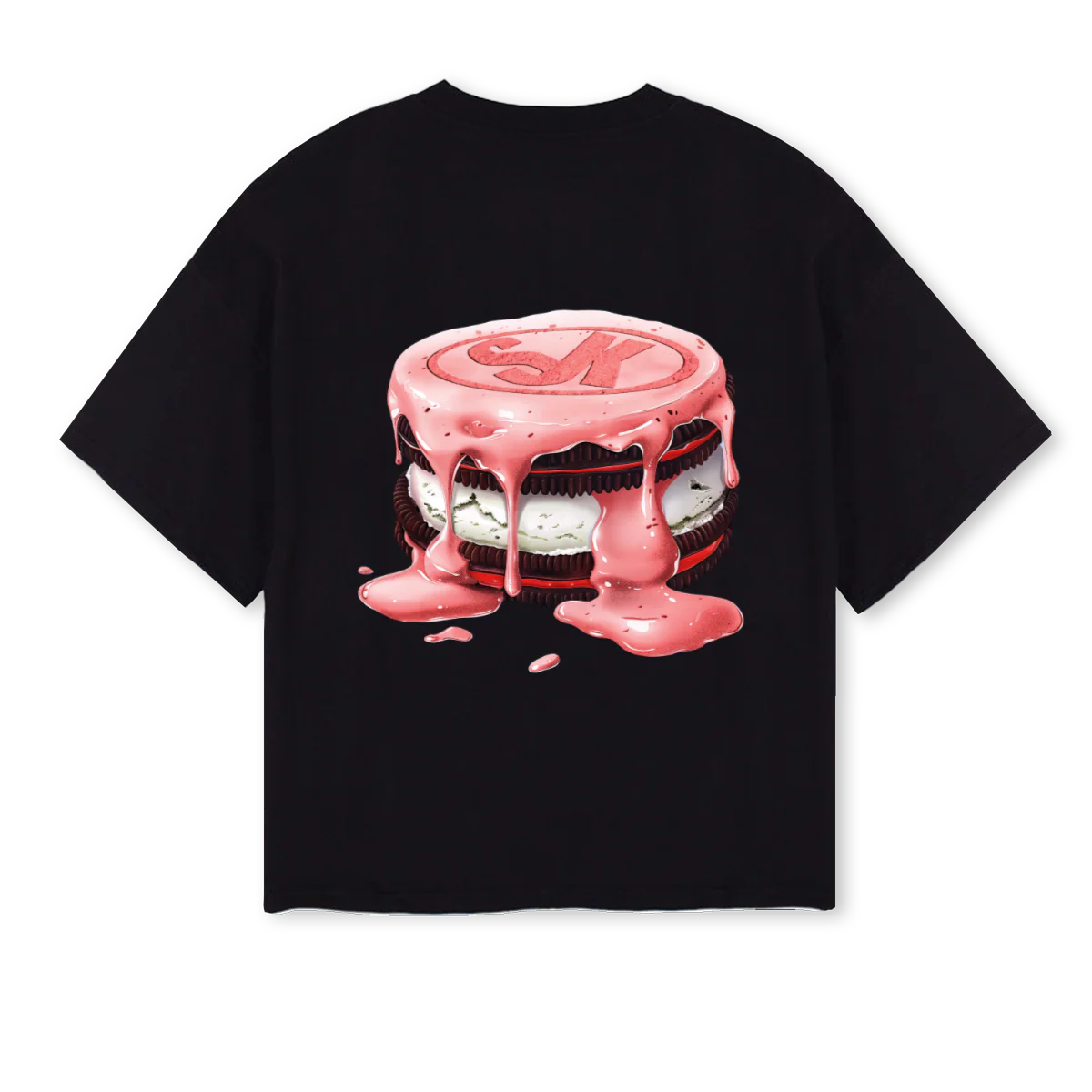 COOKIESTEEBLCK Black Oversized Boxy Tee. - Image 2