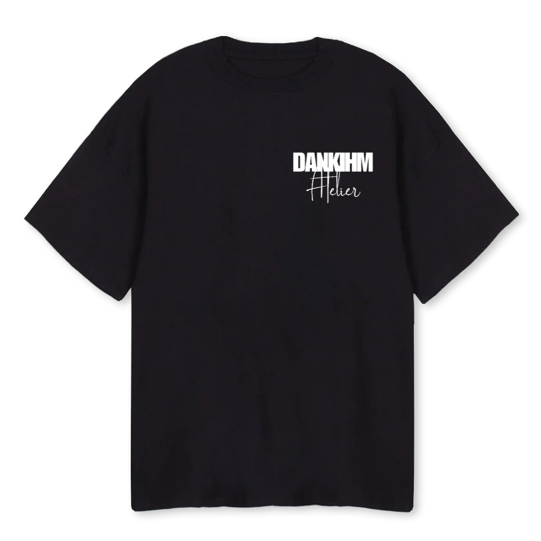 FOOTPRINTS Black Oversized Tee.