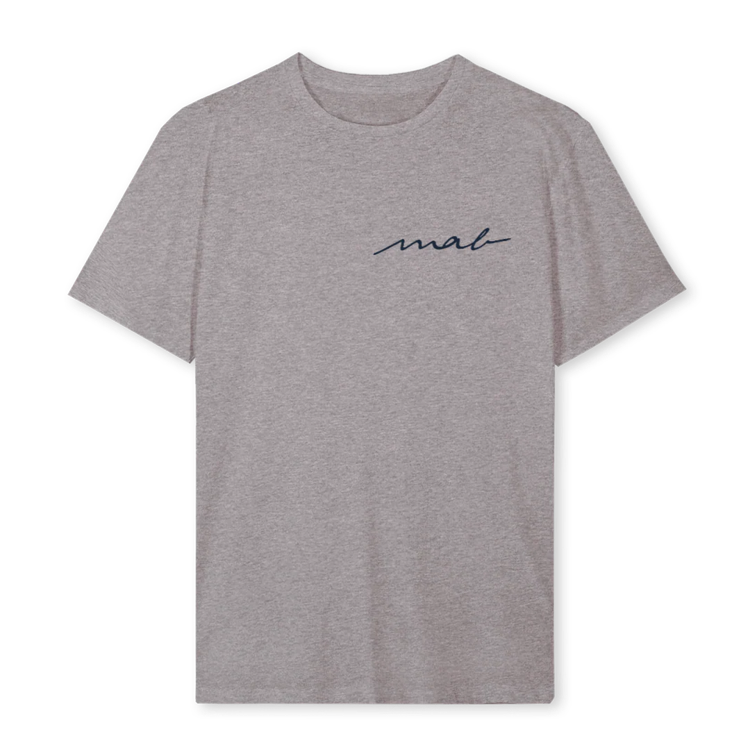 ECHANTILLON2 Grey Marl Regular Tee.