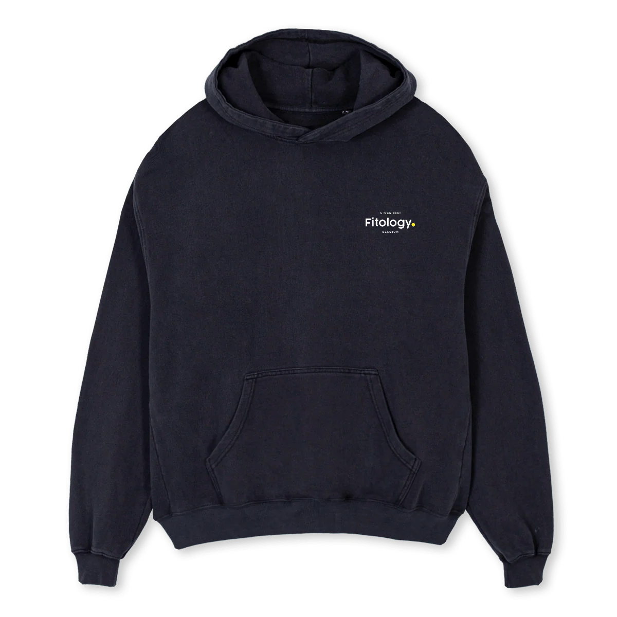 FCHOODIE Vintage Black Oversized Hoodie.