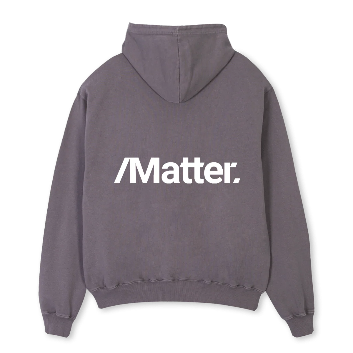 MATTER GYM HOODIE Pigment Grey Oversized Hoodie. - Image 2