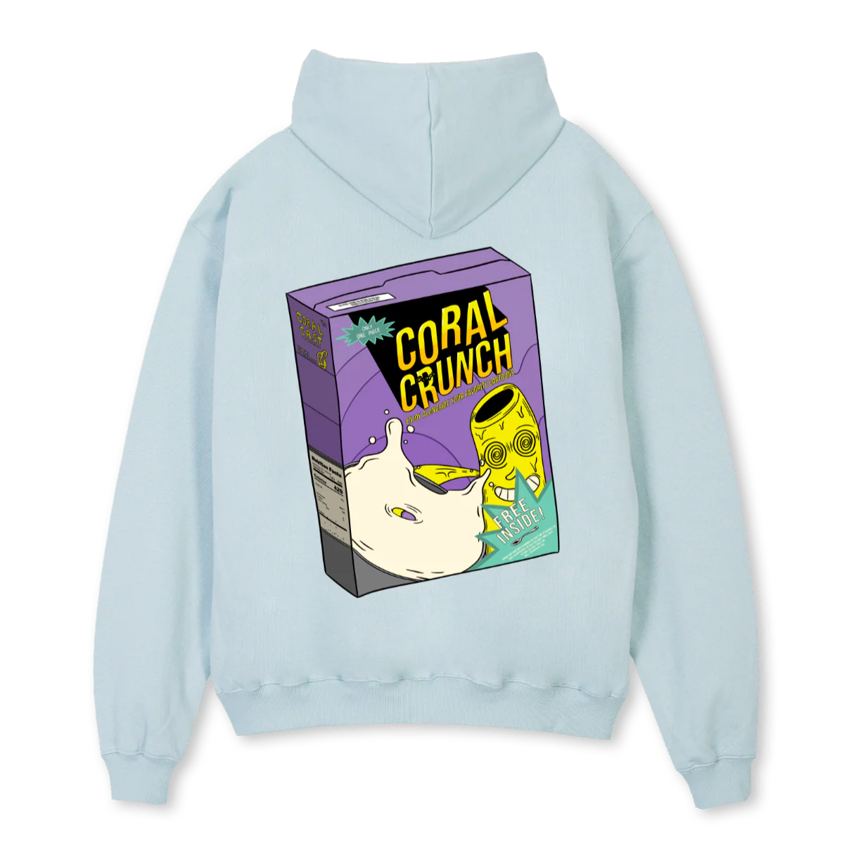 CORALCRUNCHHDB Cold Blue Oversized Hoodie. - Image 2