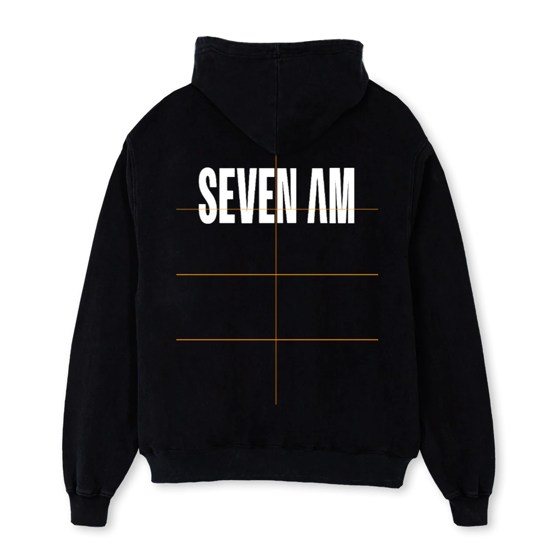 COREBLACK Black Oversized Hoodie. - Image 2