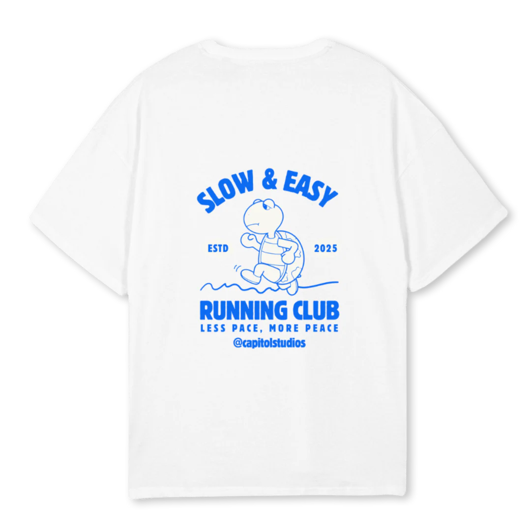 CORRIENDOLENTO White Oversized Tee. - Image 2