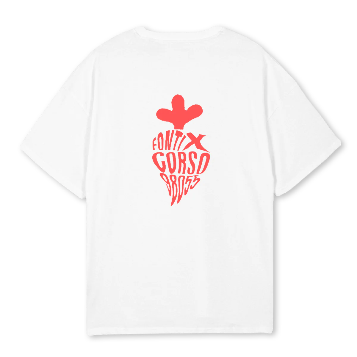 CORSO FONTI White Oversized Tee. - Image 2