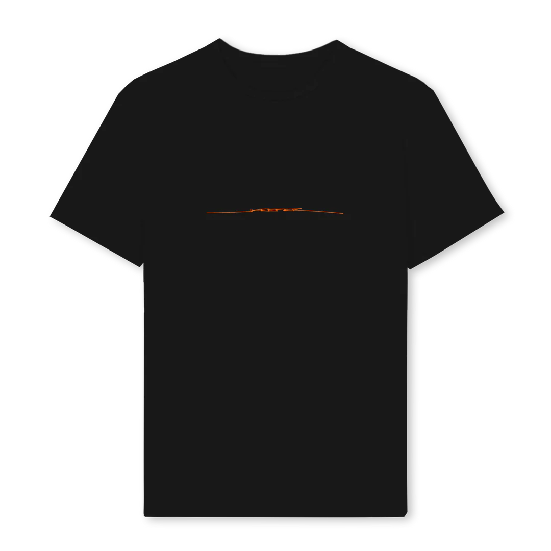 CORTENLOGO Black Regular Tee.