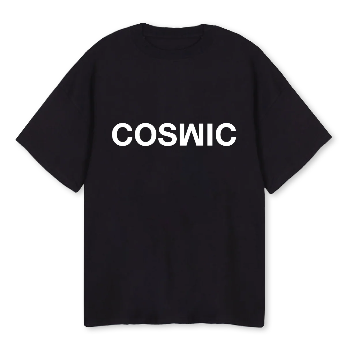 COSWIC GRAND Black Oversized Tee.
