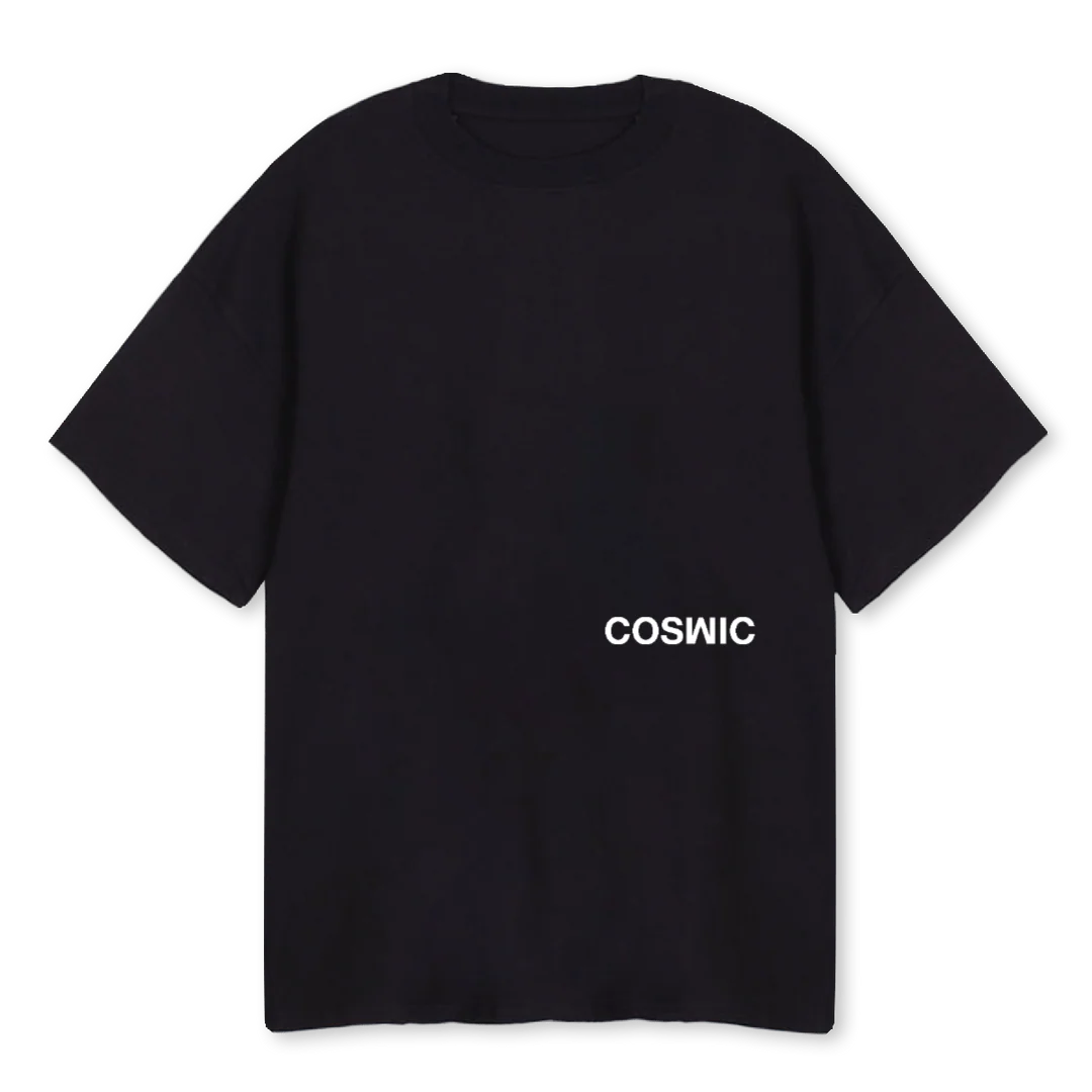COSWIC UNITEEBLACK Black Oversized Tee.