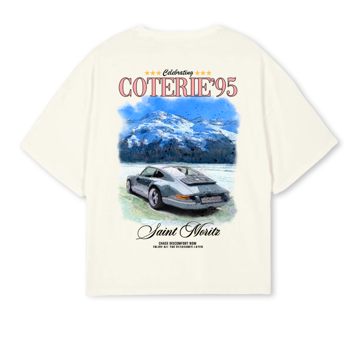 COT Cream Oversized Boxy Tee. - Image 2