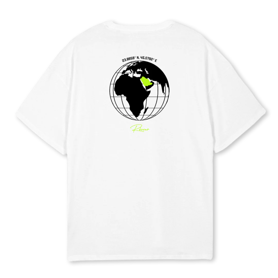 COUNTRY ART White Oversized Tee. - Image 2