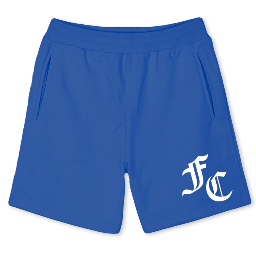COUTURE Cobalt Blue Sweatshorts.