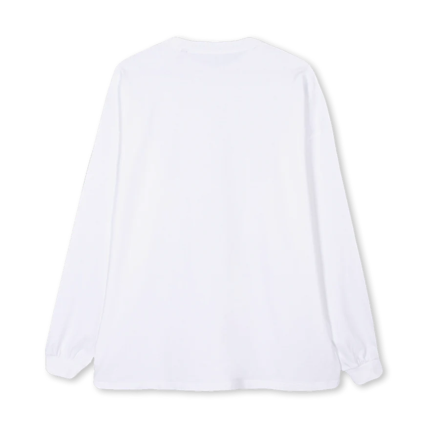 COWBOYSUNSETDONE White Oversized LS Tee. - Image 2